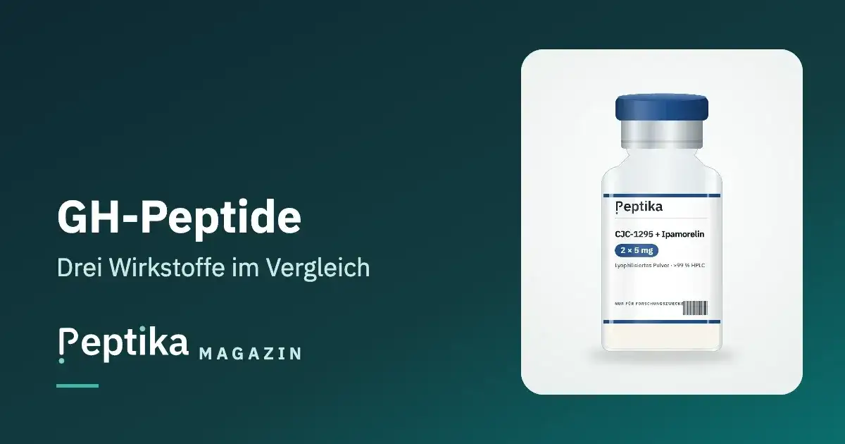 GH-Achse im Vergleich: Ipamorelin, CJC-1295 & Tesamorelin